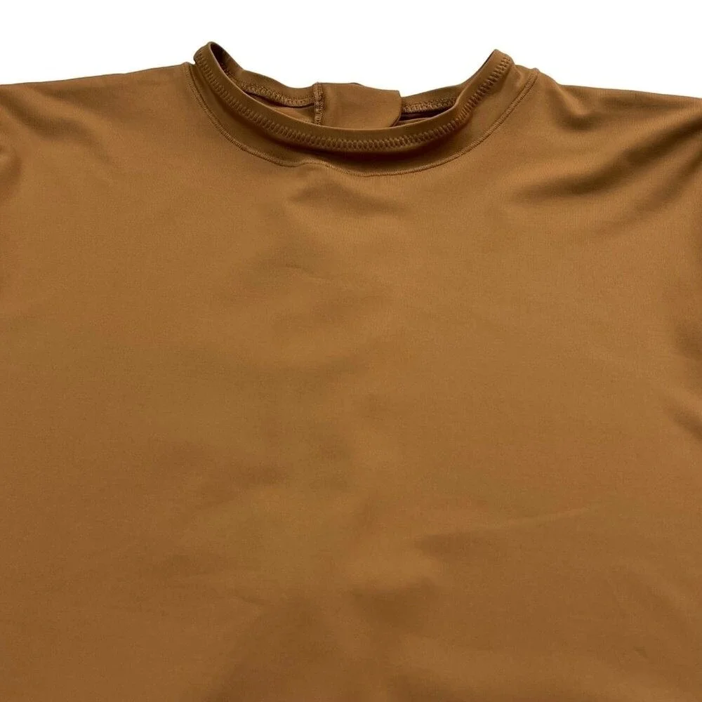 SKIMS Swim Long‎ Sleeve One Piece Almond 3X